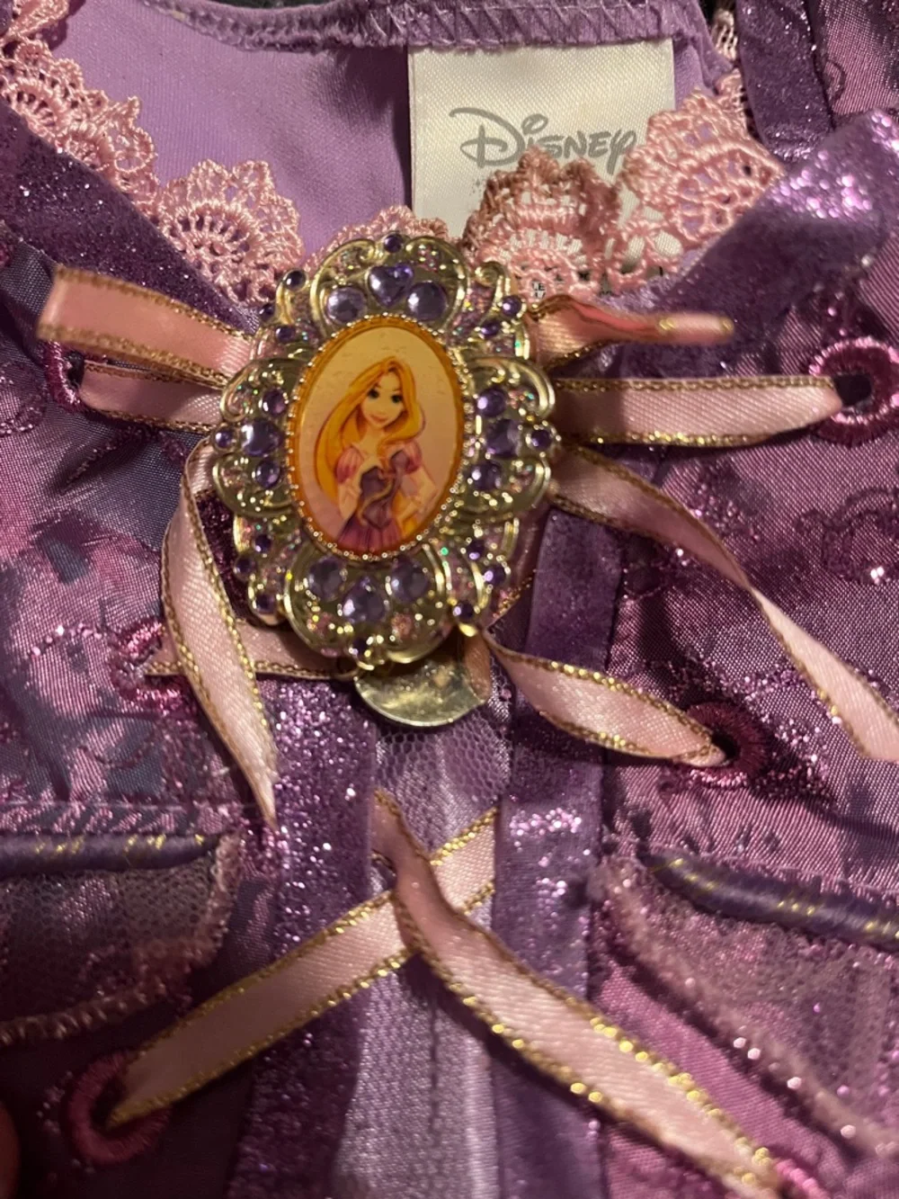 Disney Purple Shimmer Rapunzel Princess Dress - Picture 3 of 7